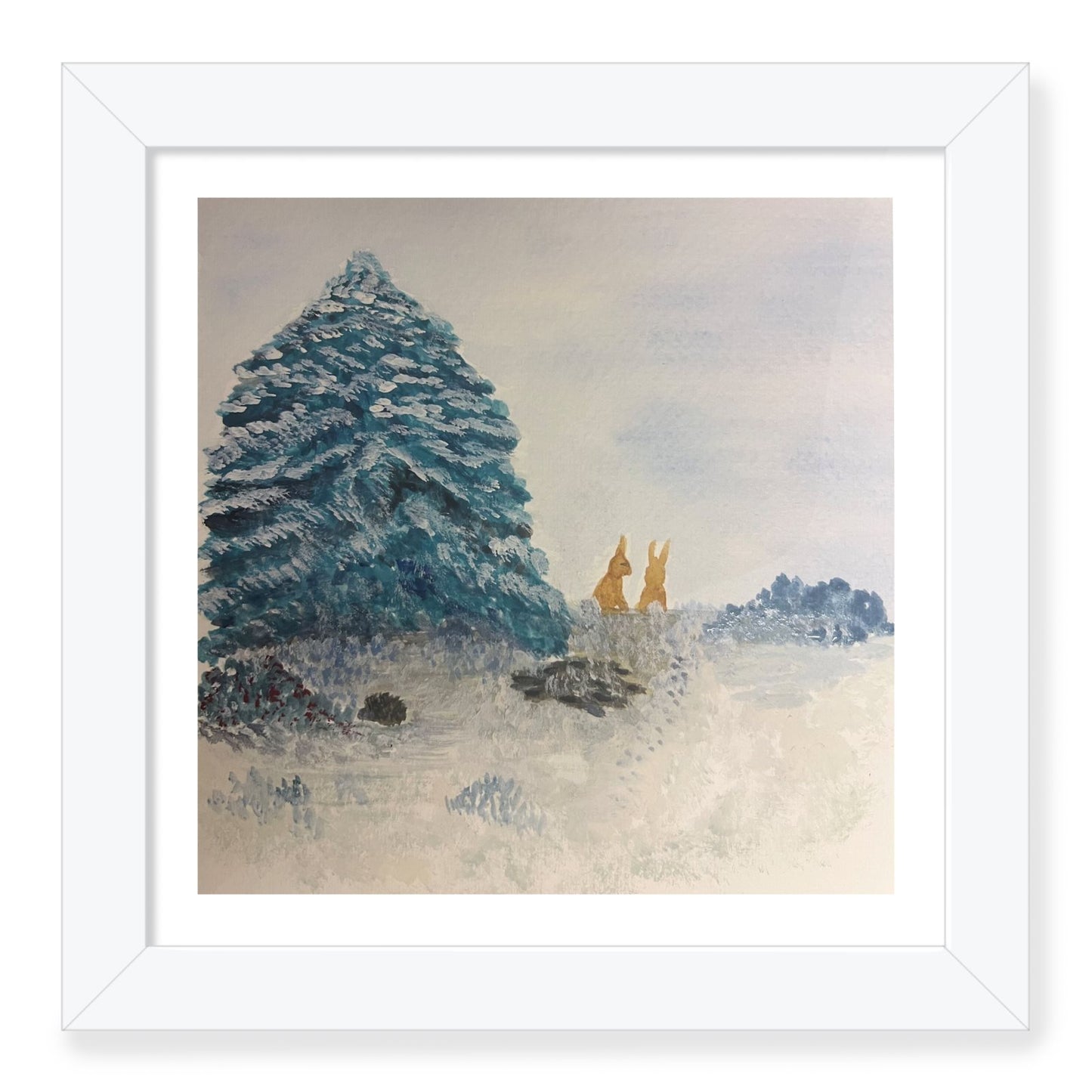 Woodland Wildlife . . . 'Winter Tails' Framed Fine Art Print