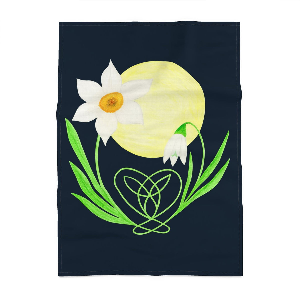 'Always Entwined' Artisan Kitchen Tea Towel