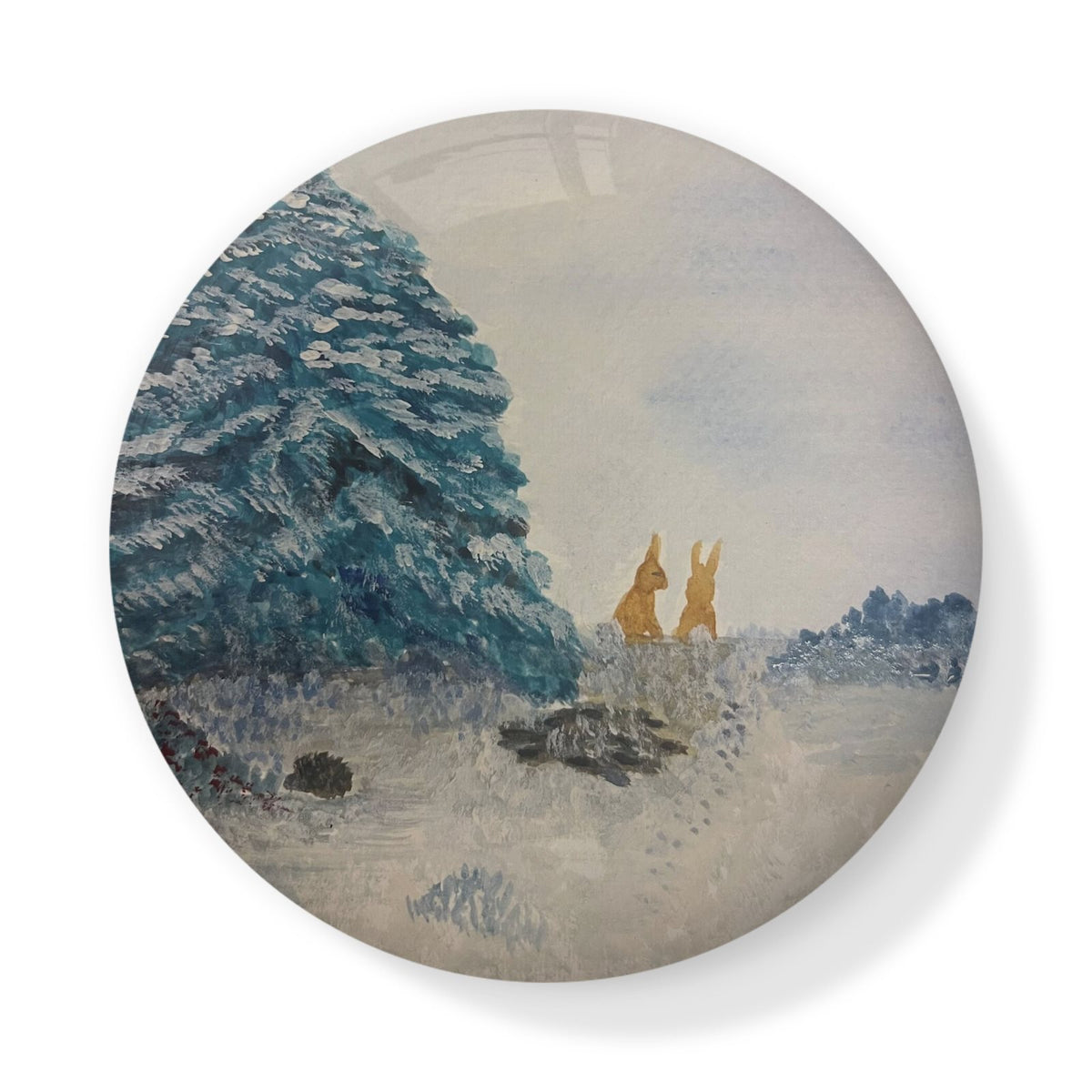 'Winter Tails' Bone China Keepsake Trinket Pot