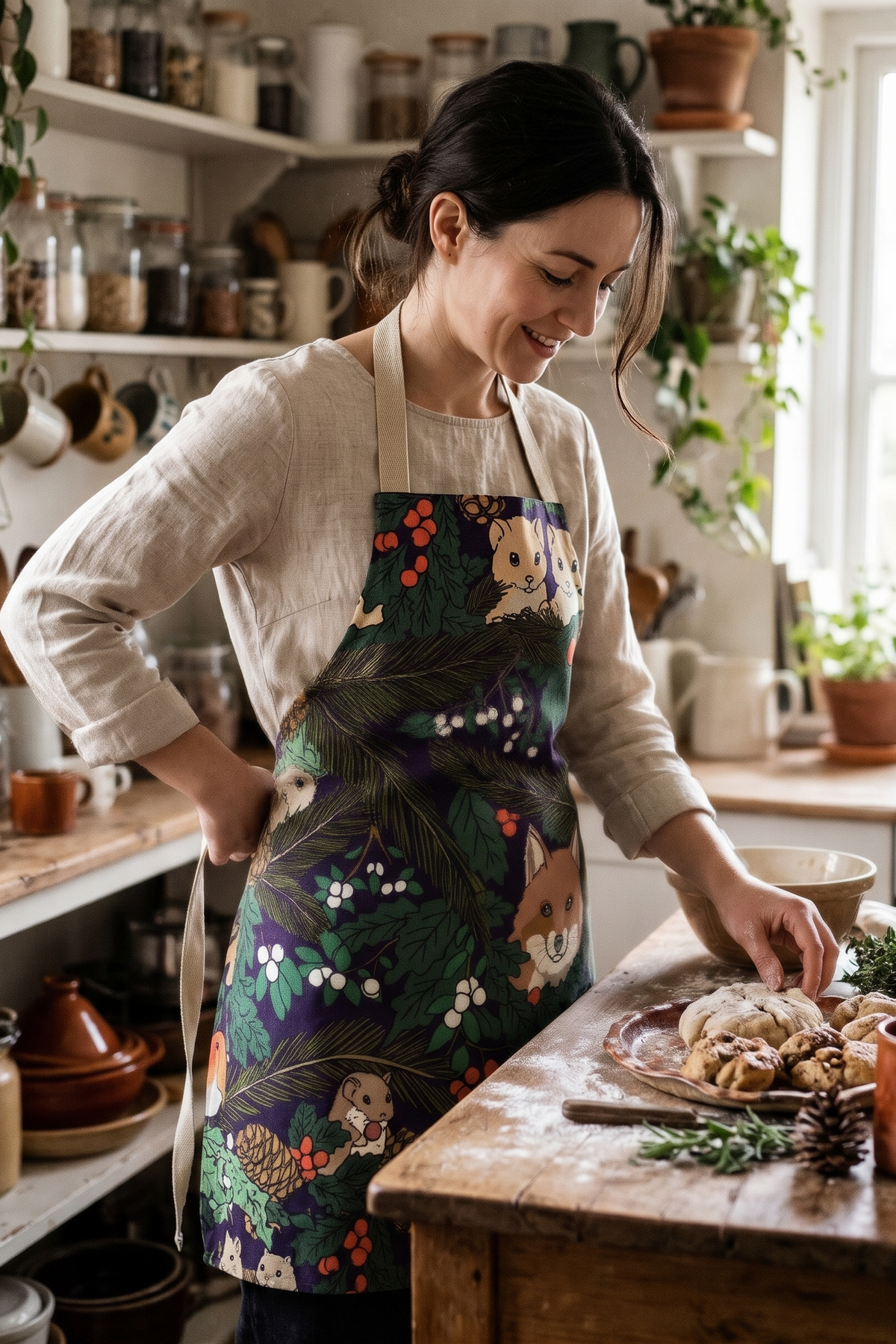 'Winter Woodland' Artisan Kitchen Apron Range