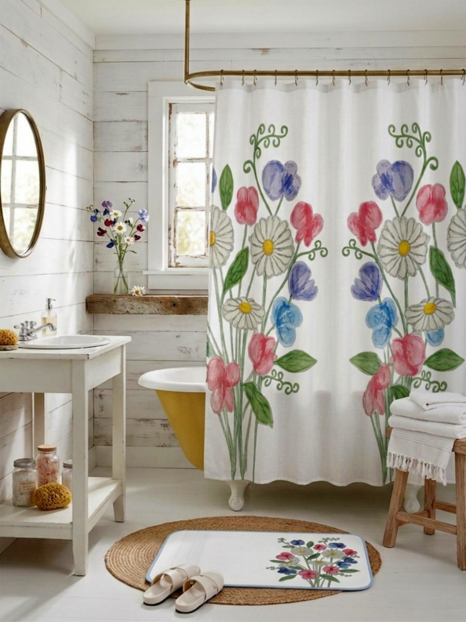 Summer Wildflower Meadow Table Runner