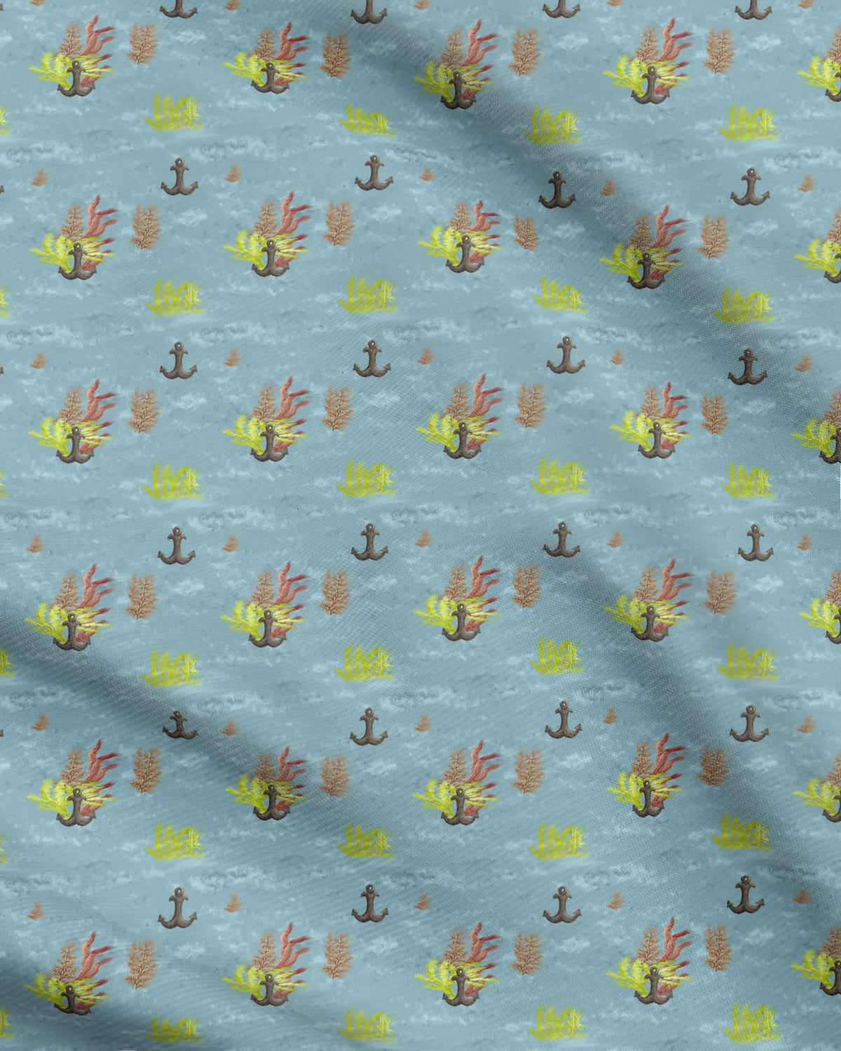 Tissu imprimé motifs répétés Nautica Botanica