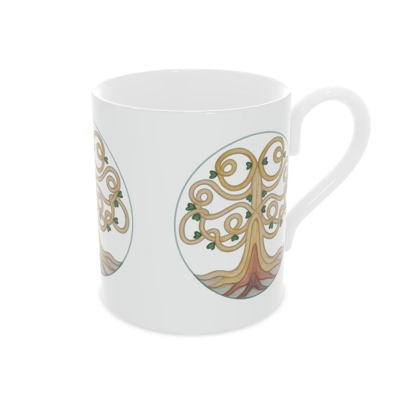 Tazza in Bone China "Albero della Vita"