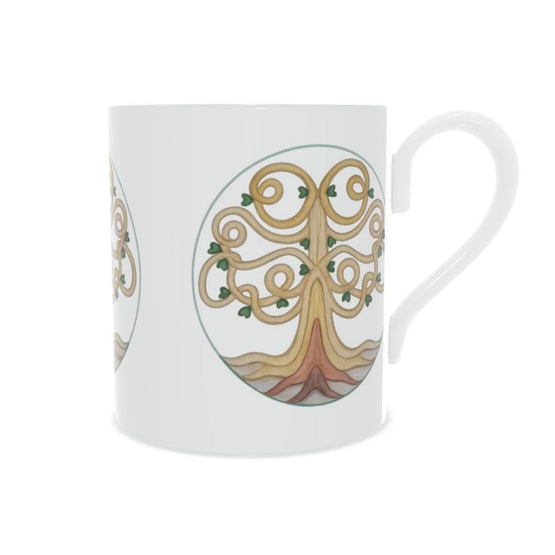 Tazza in Bone China "Albero della Vita"