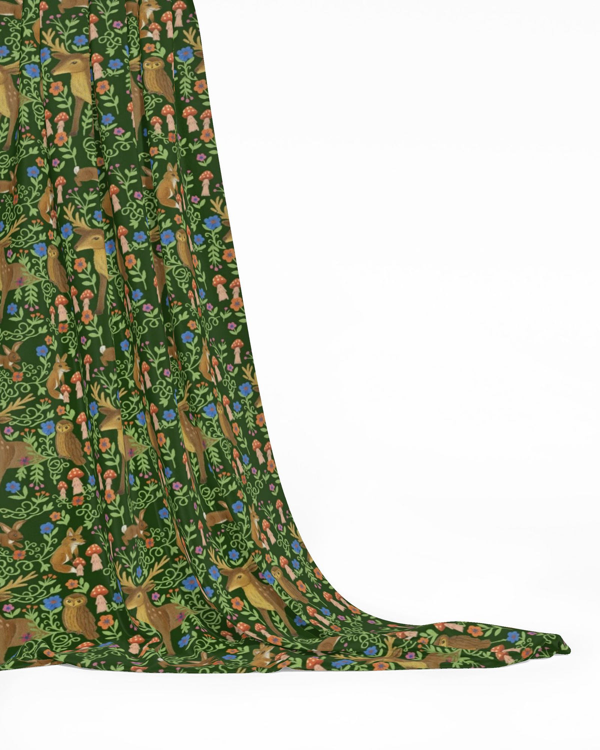 Tissu à motifs répétés "Murmures des bois sauvages"