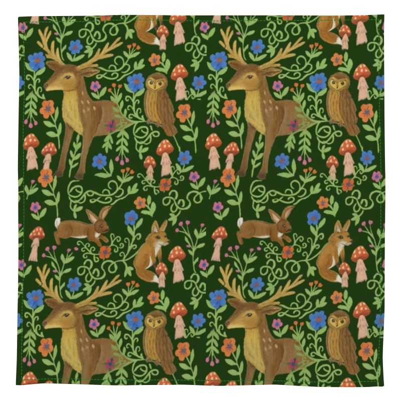 Serviettes en coton Murmures du Bois Sauvage