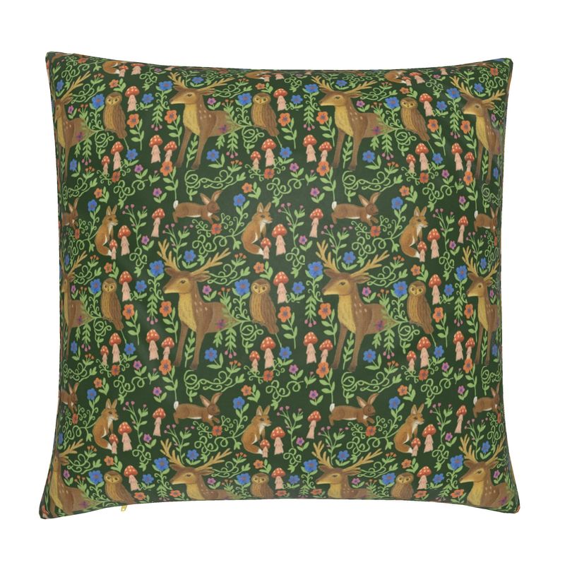 Housse de coussin Murmures du Bois Sauvage