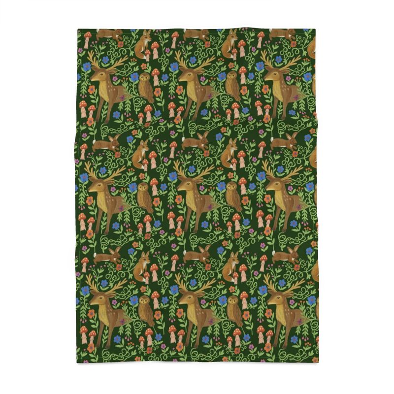 Whispers of the Wildwood Cotton Tea Towel