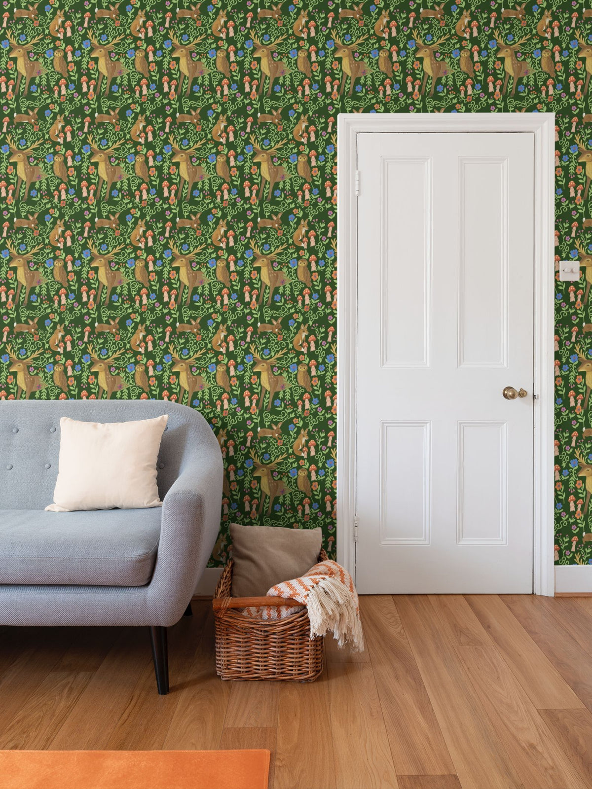 Whispers of the Wildwood Repeat Pattern Wallpaper