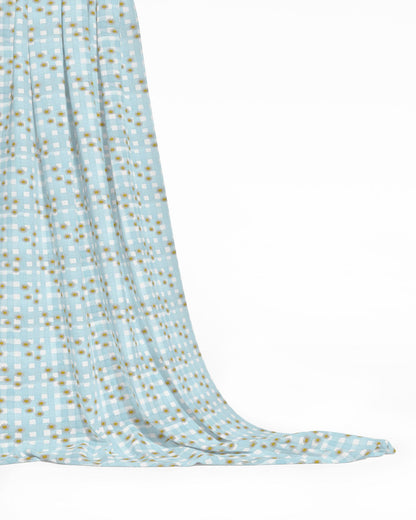 Tissu à motif répétitif Country Rétro Blues