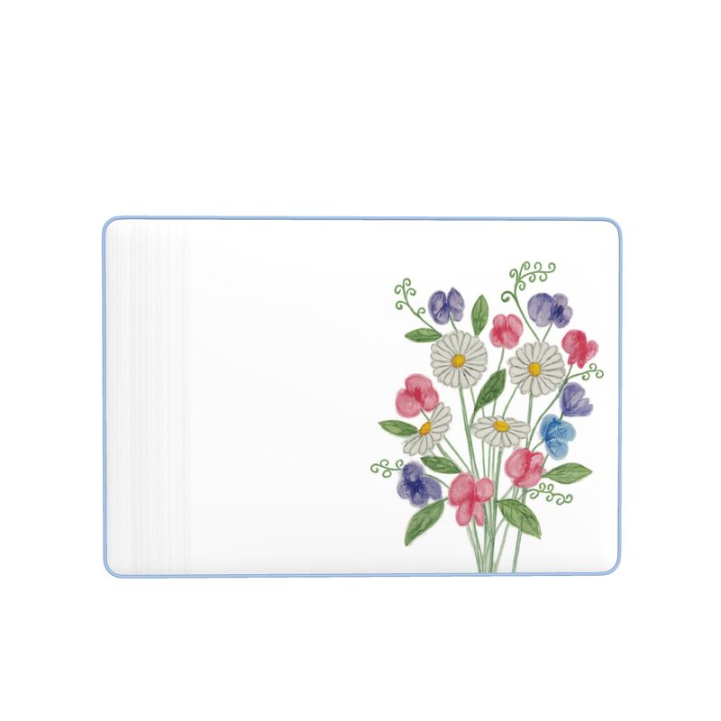Tapis de bain classique Marguerites et Pois de senteur