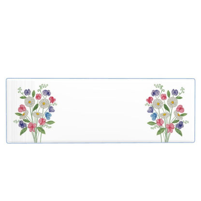 Daisies & Sweet Peas Deluxe Bath Mat