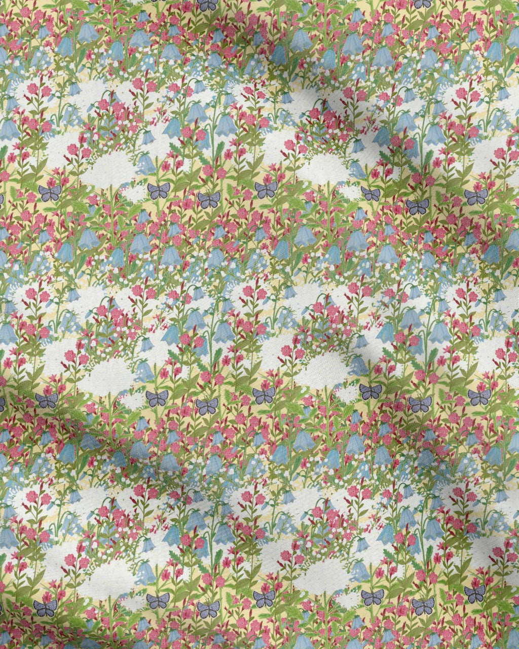 Wildflower Meadow Repeat Pattern Fabric
