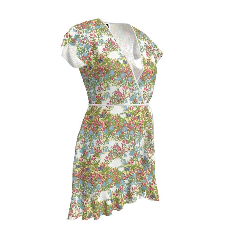 Wildflower Meadow: Fashion Crepe Tea Dress