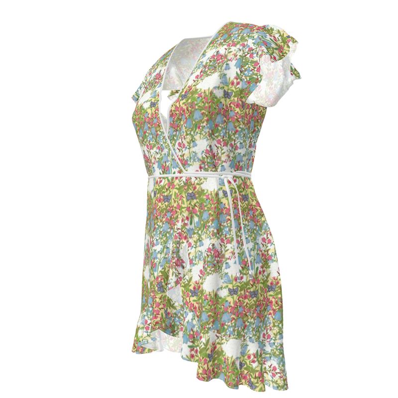 Wildflower Meadow: Fashion Crepe Tea Dress