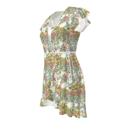 Wildflower Meadow: Fashion Crepe Tea Dress