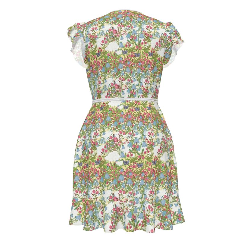 Wildflower Meadow: Fashion Crepe Tea Dress