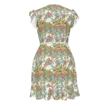 Wildflower Meadow: Fashion Crepe Tea Dress