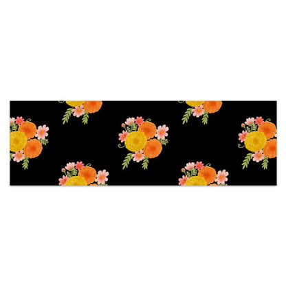 Sarong Marigold & Cosmos Giardino Notturno – Edizione Noir (Taglia Comoda Mezza)