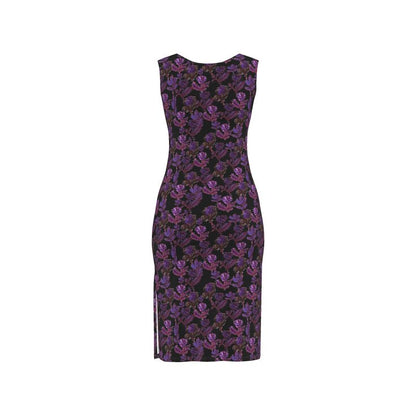 Abito attillato Botanical Glitch - Edizione Noir