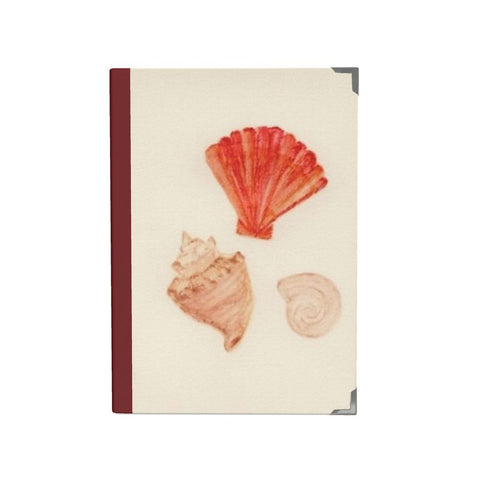 Coastal Shells Hardcover Journal