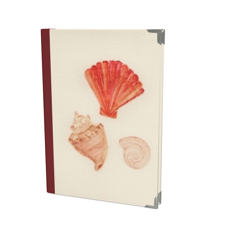 Coastal Shells Hardcover Journal