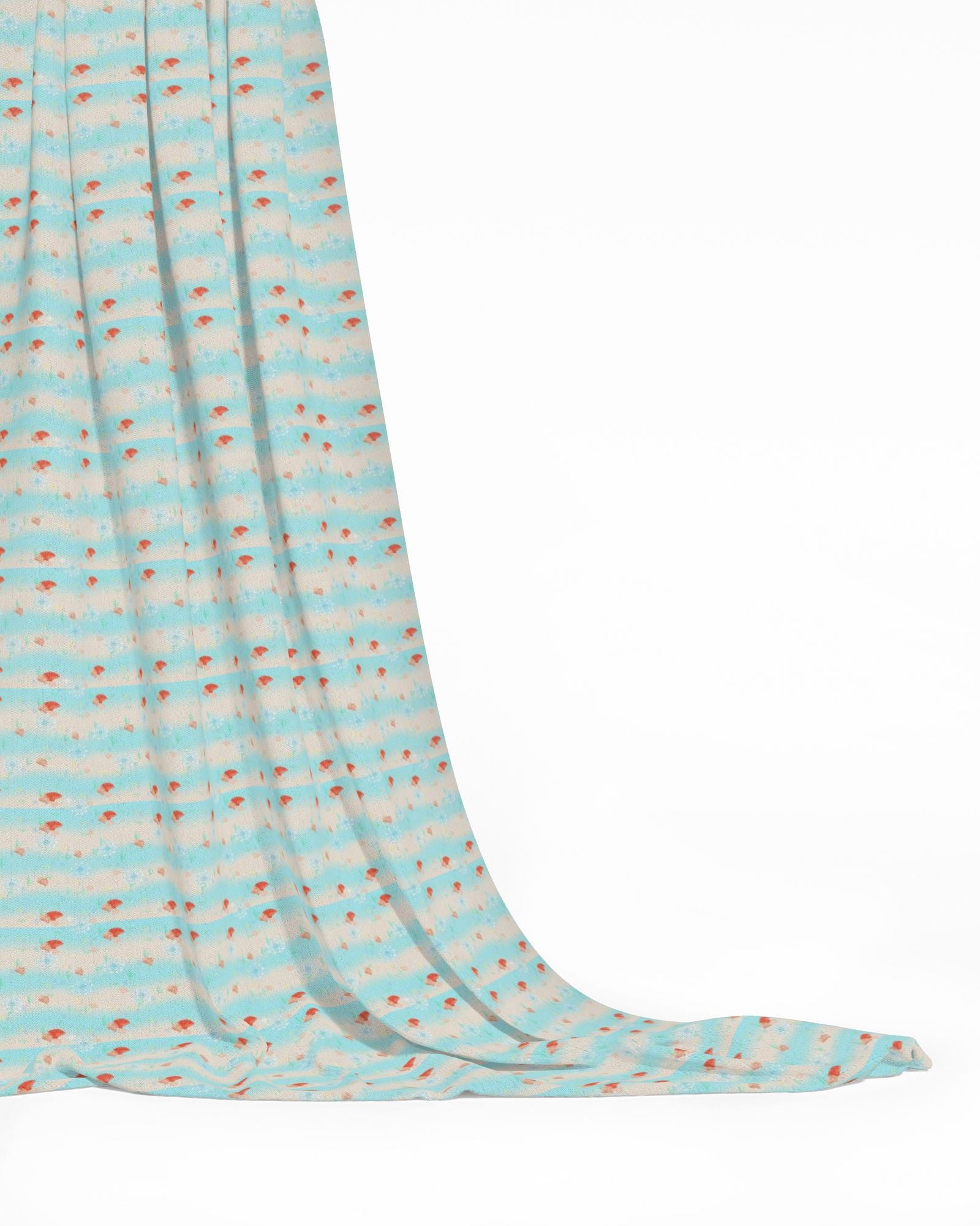 Boho Sand & Sea Repeat Pattern Fabric
