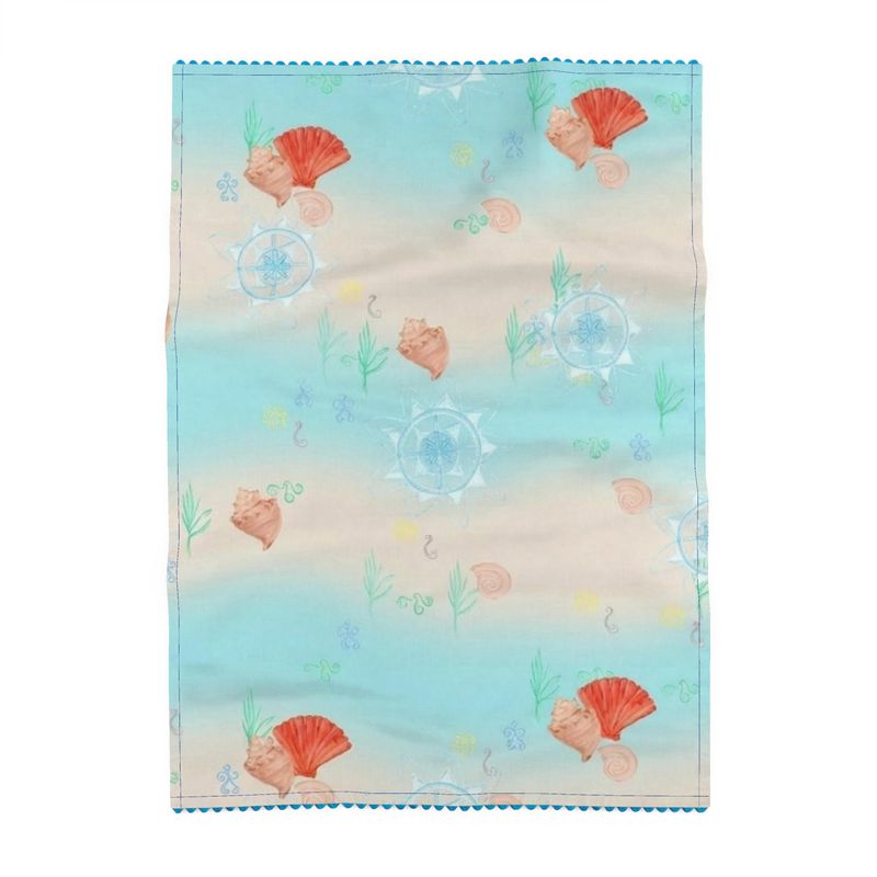 Strofinaccio in cotone Boho "Sabbia & Mare"