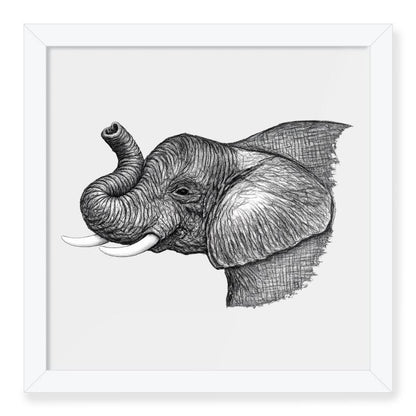 The Gentle Giant: Premium Framed Box Art Print (Sketch Edition)