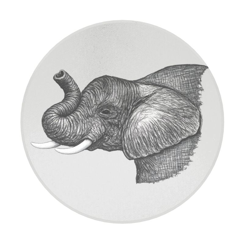 The Gentle Giant: Set of Ceramic Coasters (Sketch Edition)