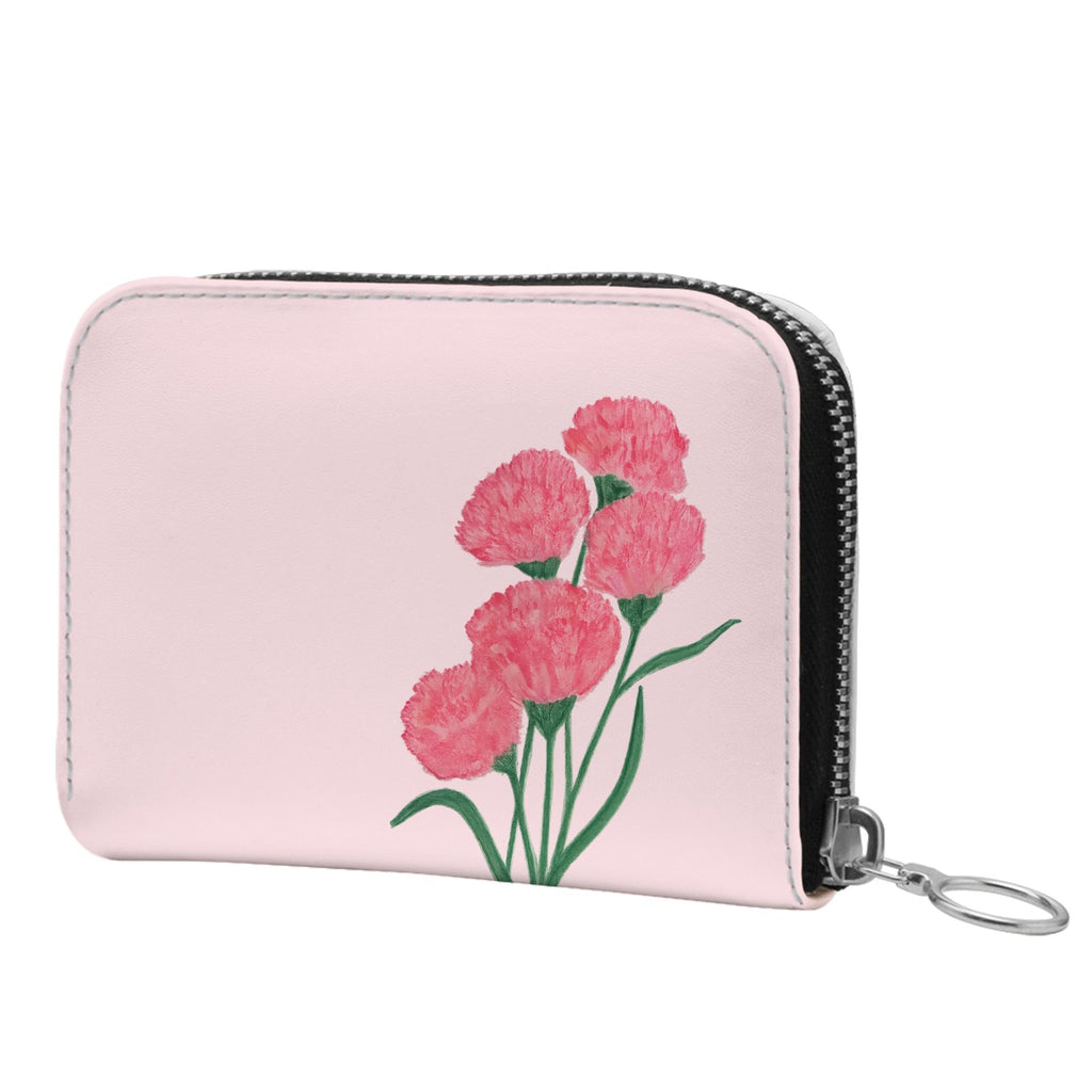 Pink Carnation: Luxury Handmade Nappa Leather Purse
