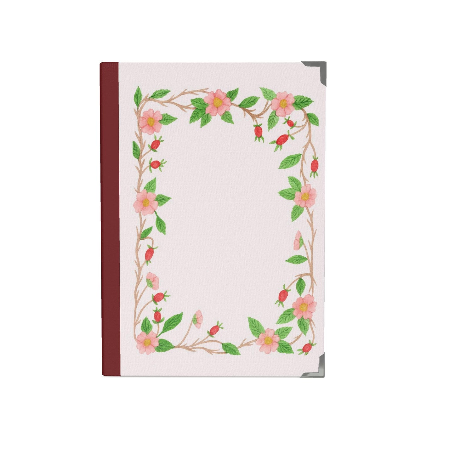 Wild Rose & Rosehip: Luxury Satin Hardcover Journal