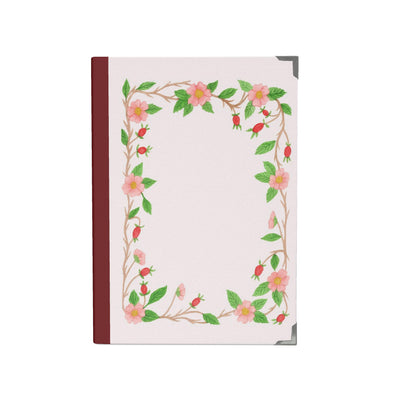 Wild Rose & Rosehip: Luxury Satin Hardcover Journal