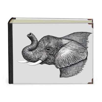 The Gentle Giant Elephant Sketch Handmade Photo Album | Welsh & Wild