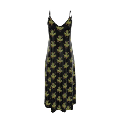 Hawthorn & Lily of the Valley: Luxury Satin Maxi Slip Dress