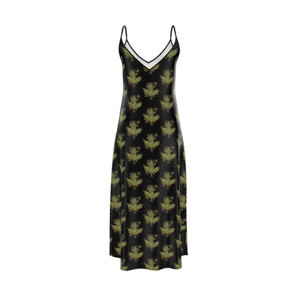 Hawthorn & Lily of the Valley: Luxury Satin Maxi Slip Dress