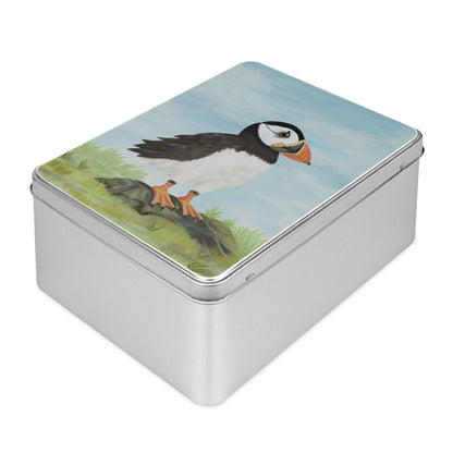 Coastal Guardian: Luxury 1000-Piece Puffin Jigsaw Puzzle