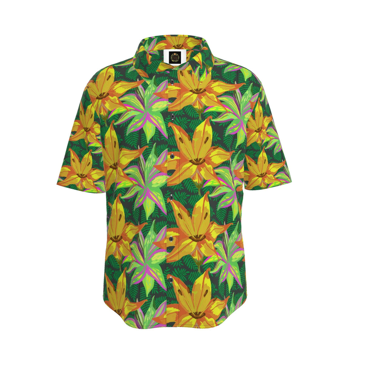 Hot House Stripe: Men’s Organic Cotton Short Sleeve Shirt