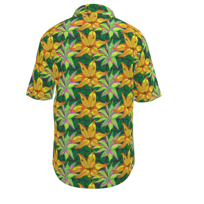 Hot House Stripe: Men’s Organic Cotton Short Sleeve Shirt