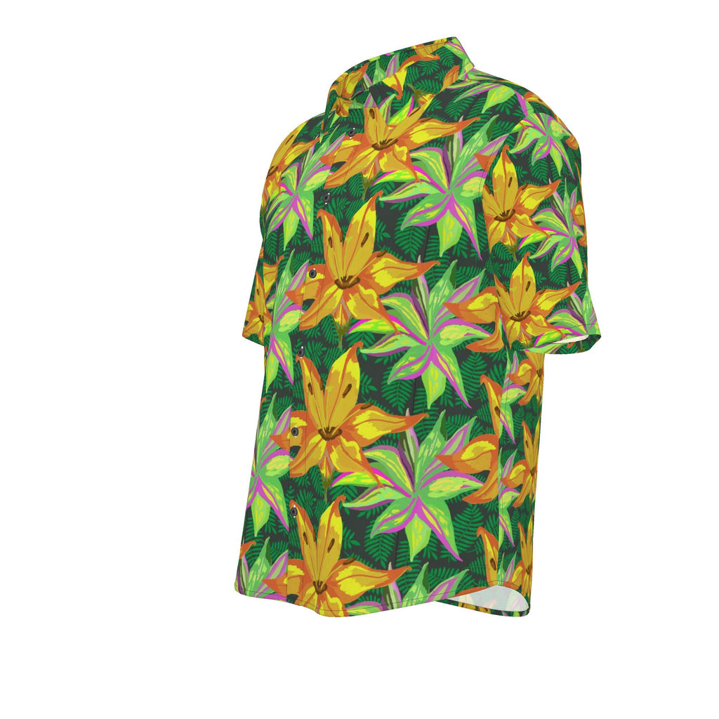 Hot House Stripe: Men’s Organic Cotton Short Sleeve Shirt
