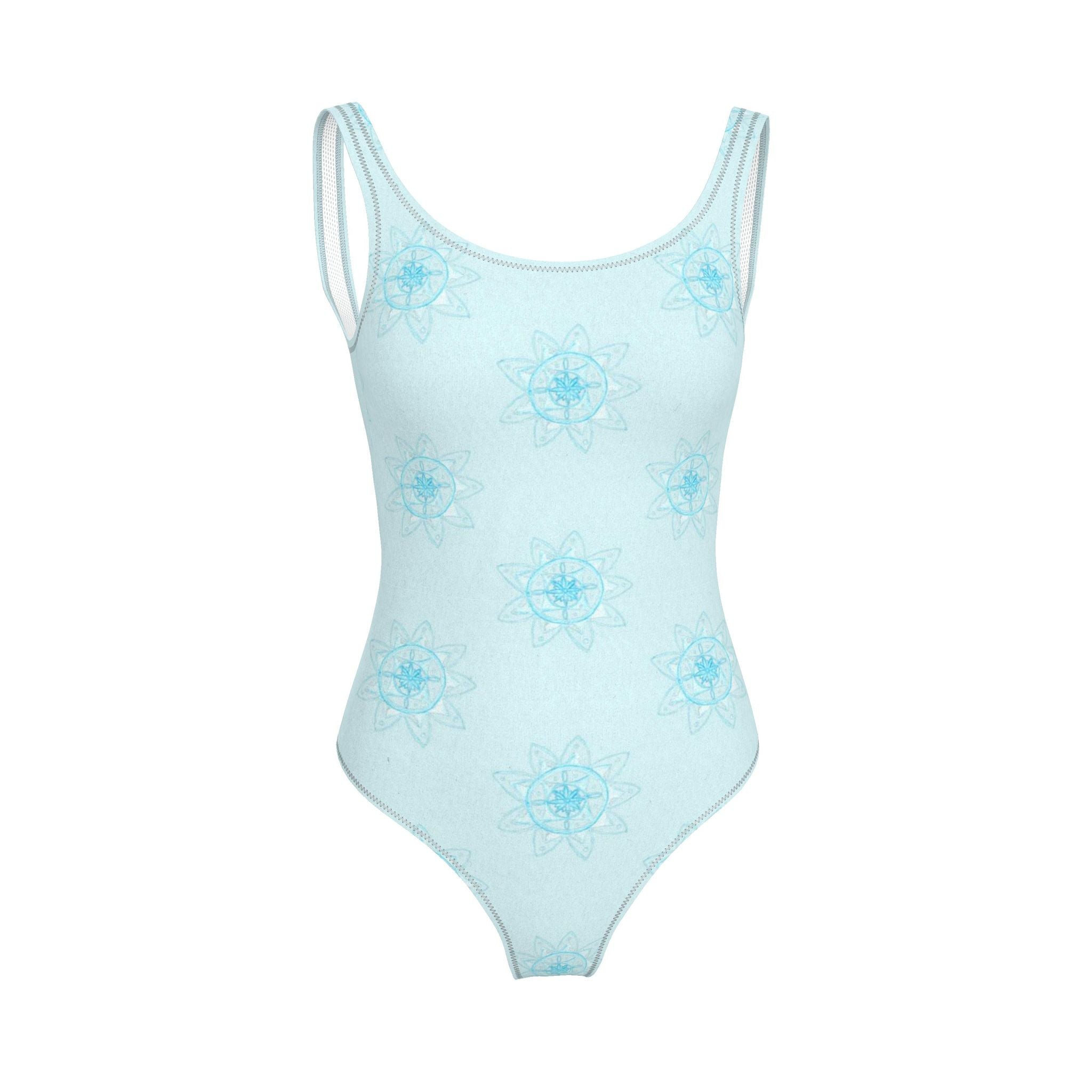 Sacred Symmetry . . . 'Topaz Mandala': Women's Swimsuit