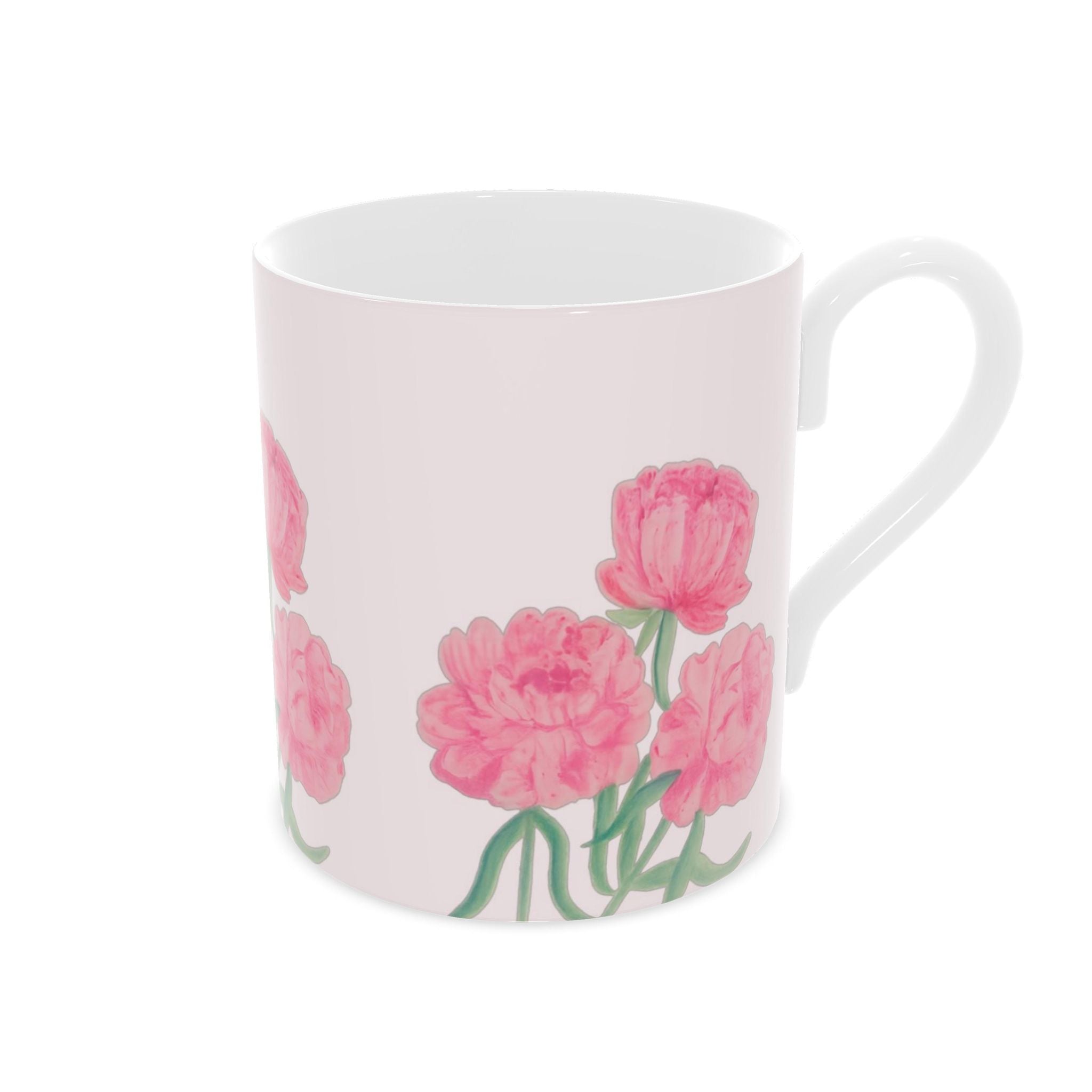 Botanical Blooms . . . 'Pink Peonies': Bone China Mug
