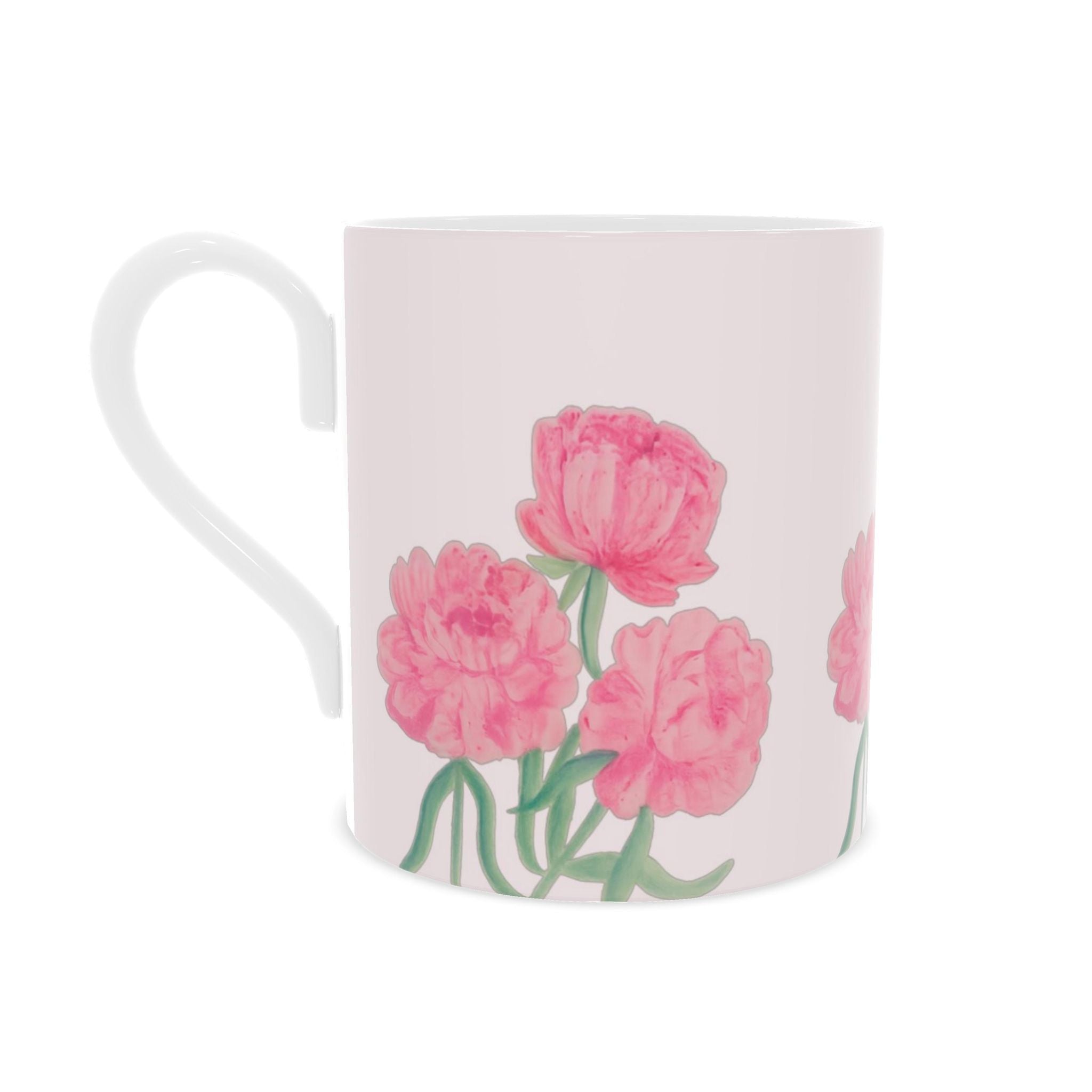 Botanical Blooms . . . 'Pink Peonies': Bone China Mug