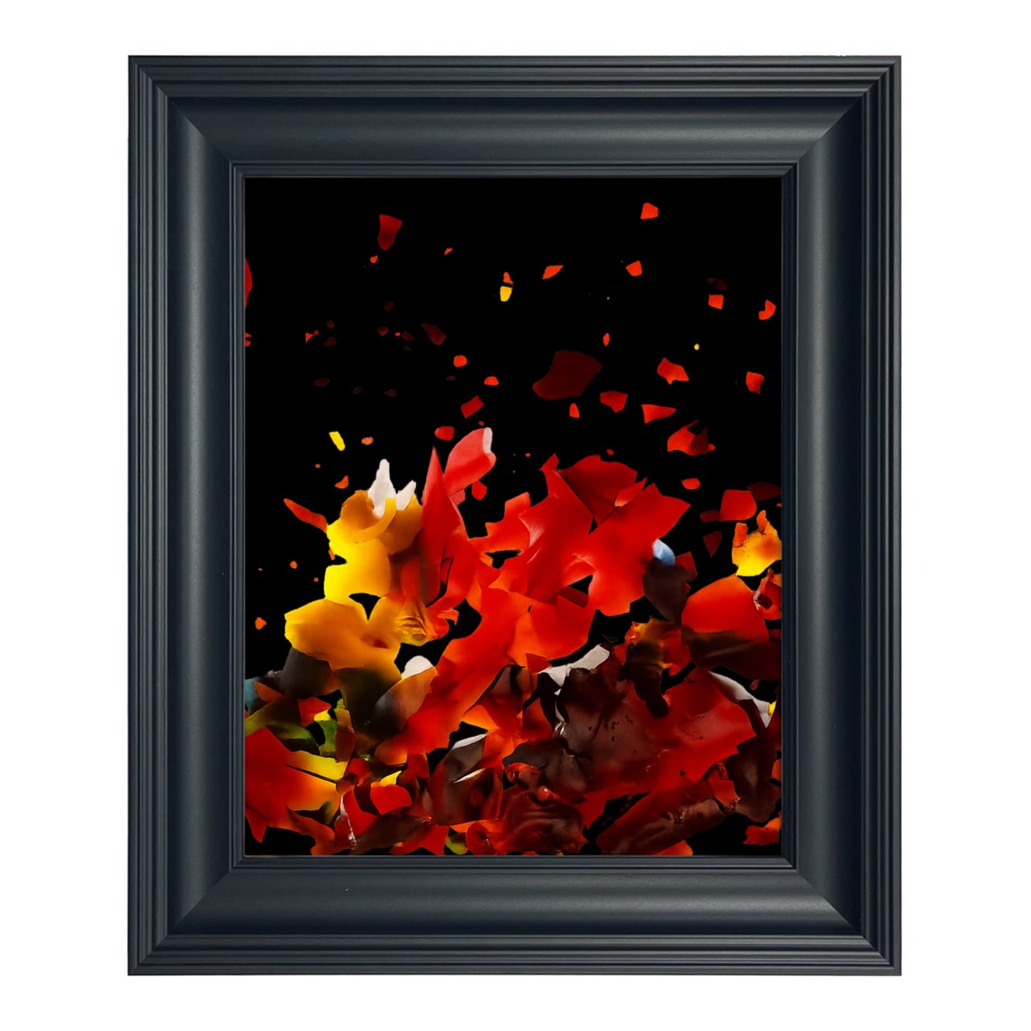 Abstract Elements . . . 'Wildfire' Framed Fine Art Print