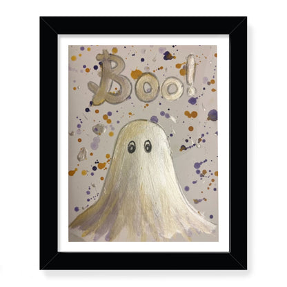 Whimsical Nights . . . 'Boo!' Framed Fine Art Print