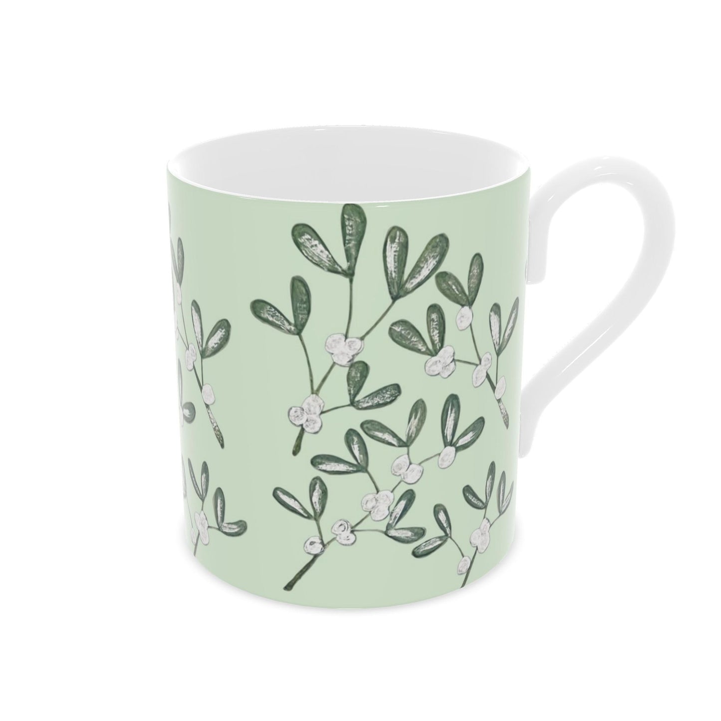 Botanical Sanctuary . . . 'Mistletoe Sage' Fine Bone China Mug