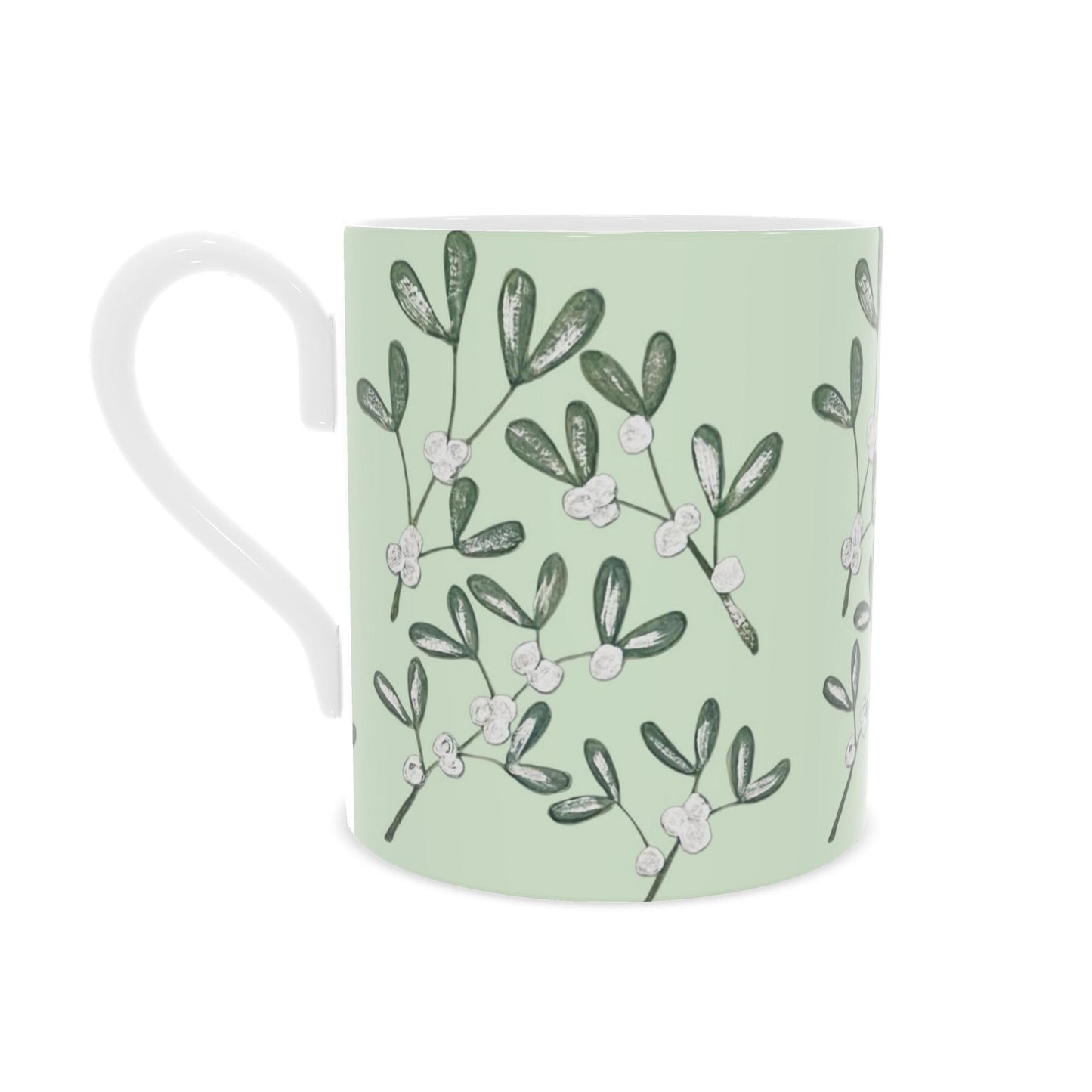 Botanical Sanctuary . . . 'Mistletoe Sage' Fine Bone China Mug