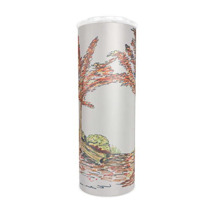 'Autumn Walk' Skinny Stainless Steel Travel Mug