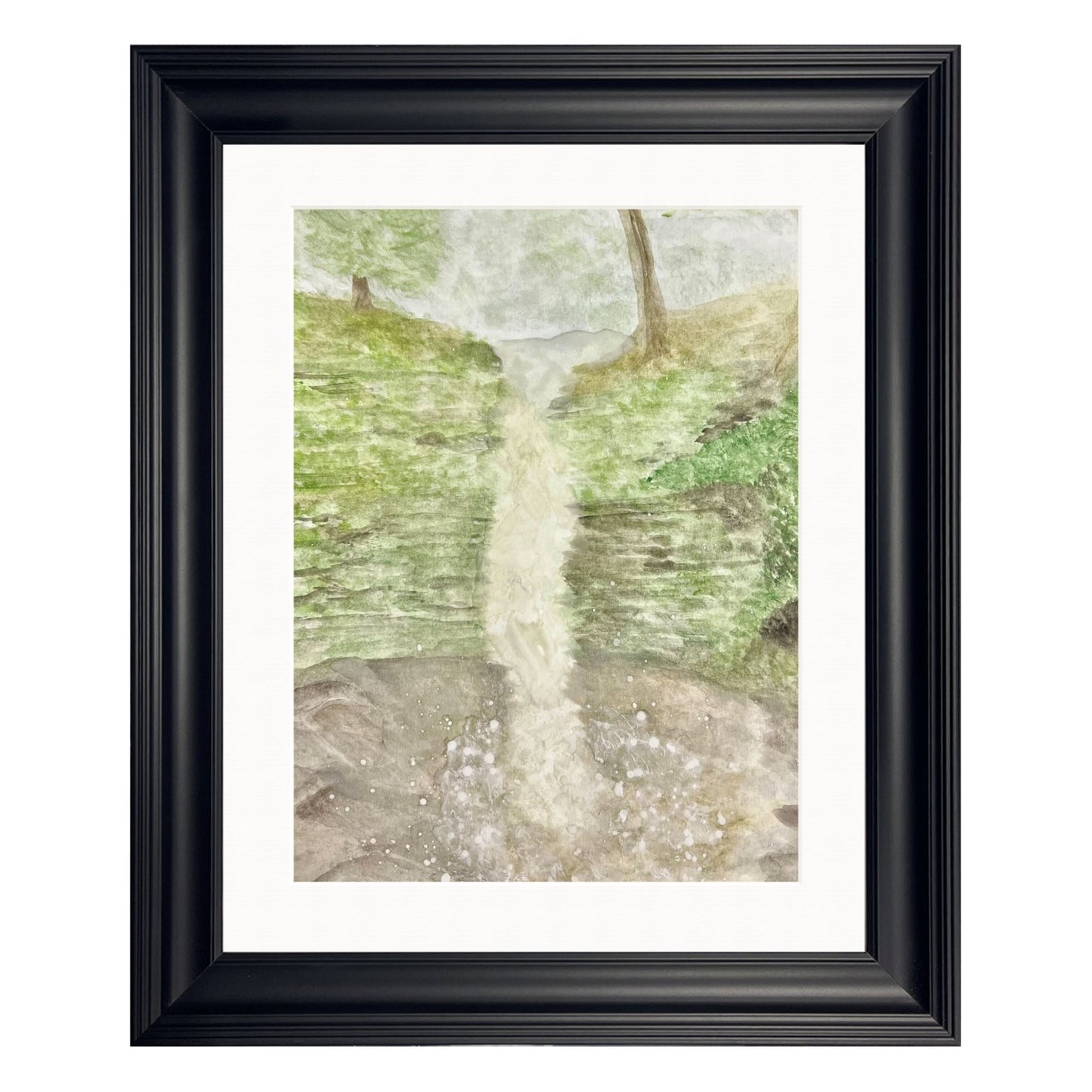 Welsh Landscapes . . . 'Brecon Waterfall' Framed Fine Art Print