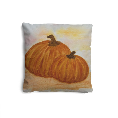 'Autumn Pumpkins' Luxury Square Cushion